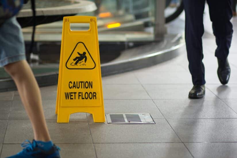 Wet floor Sign