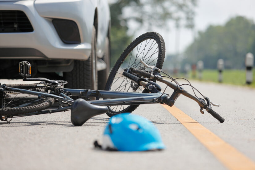 Photo of Bicycle Accident Scene