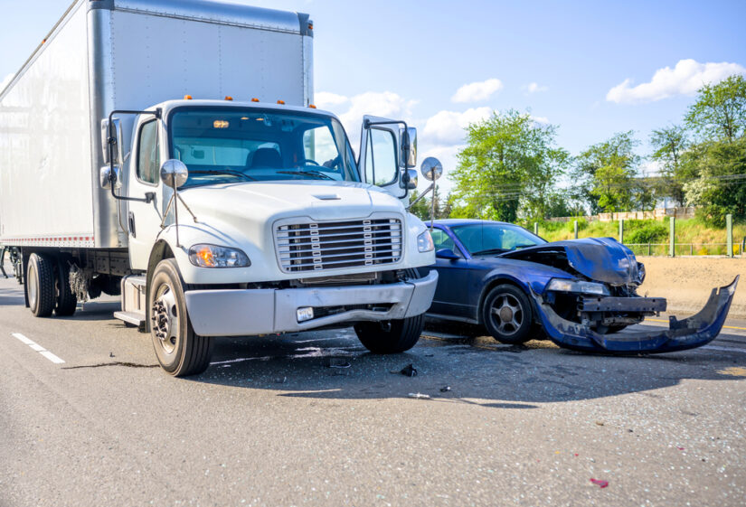 Photo of Collision of a Semi Truck
