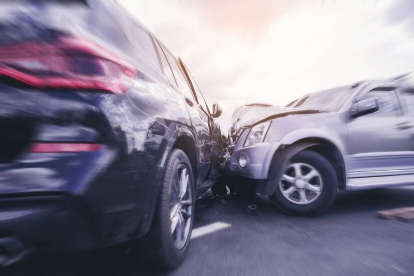 Photo of a car accident